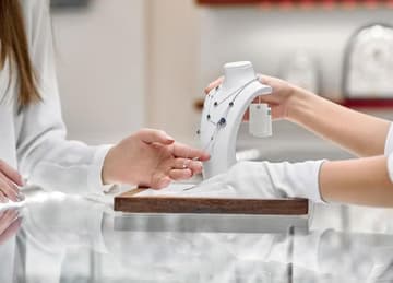 Perfume bottles arranged on a shelf